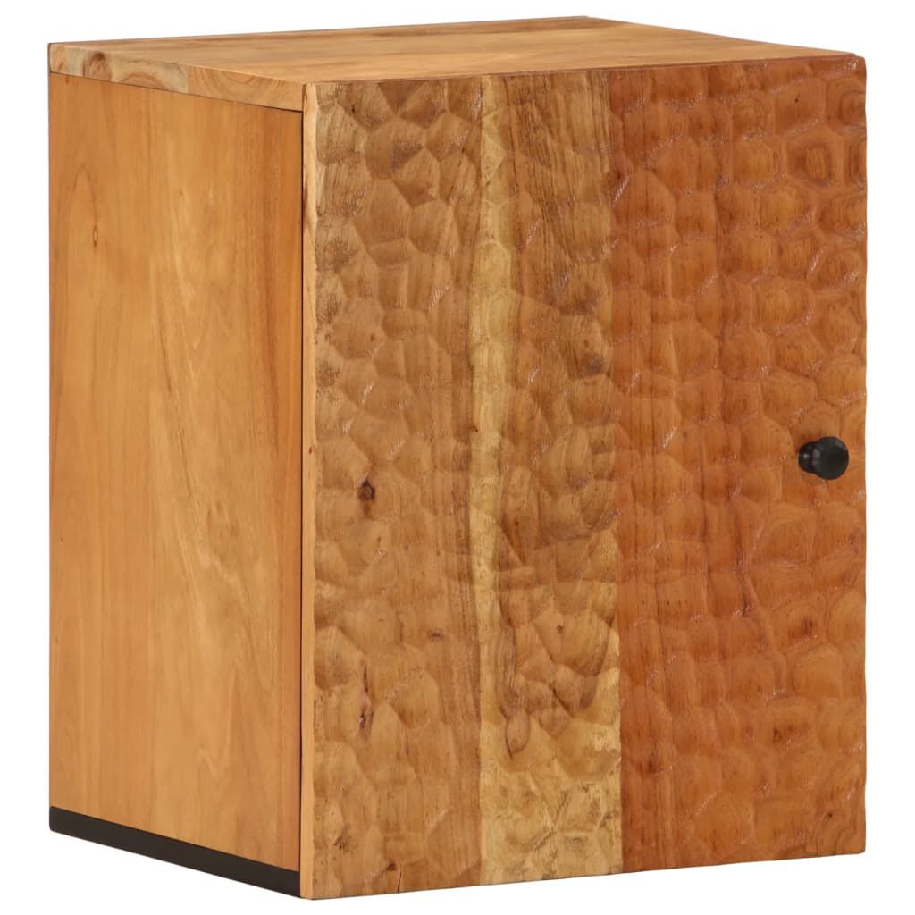 vidaXL Ντουλάπι Μπάνιου Επιτοίχιο 38x33x48 εκ. από Μασίφ Ξύλο Ακακίας