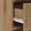 vidaXL Τραπέζι περιποίησης με συρτάρι 2 pcs Καφέ 50 x 41 x 135 εκ