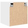 vidaXL Κομοδίνο Επιτοίχιο Λευκά 38x34x40 εκ.