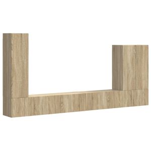 vidaXL &Sigma;&epsilon;&tau; &tau;&omicron;ί&chi;&omicron;&upsilon; &gamma;&iota;&alpha; &tau;&eta;&lambda;&epsilon;ό&rho;&alpha;&sigma;&eta; &Epsilon;&pi;&iota;&tau;&omicron;ί&chi;&iota;&omicron; 6 pcs &Delta;&rho;ύ&sigmaf; Sonoma