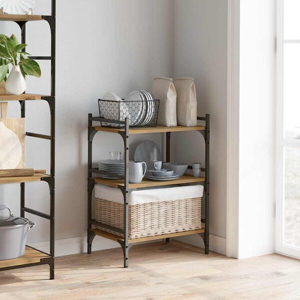 vidaXL &Kappa;&alpha;&rho;ό&tau;&sigma;&iota; &Kappa;&omicron;&upsilon;&zeta;ί&nu;&alpha;&sigmaf; Artisan Oak 50 x 35 x 75.5 &epsilon;&kappa;