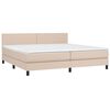vidaXL &Kappa;&rho;&epsilon;&beta;ά&tau;&iota; Boxspring &mu;&epsilon; &Sigma;&tau;&rho;ώ&mu;&alpha; &Kappa;&alpha;&pi;&omicron;&upsilon;&tau;&sigma;ί&nu;&omicron; 200x200&epsilon;&kappa;.&alpha;&pi;ό &Sigma;&upsilon;&nu;&theta;.&Delta;έ&rho;&mu;&alpha;