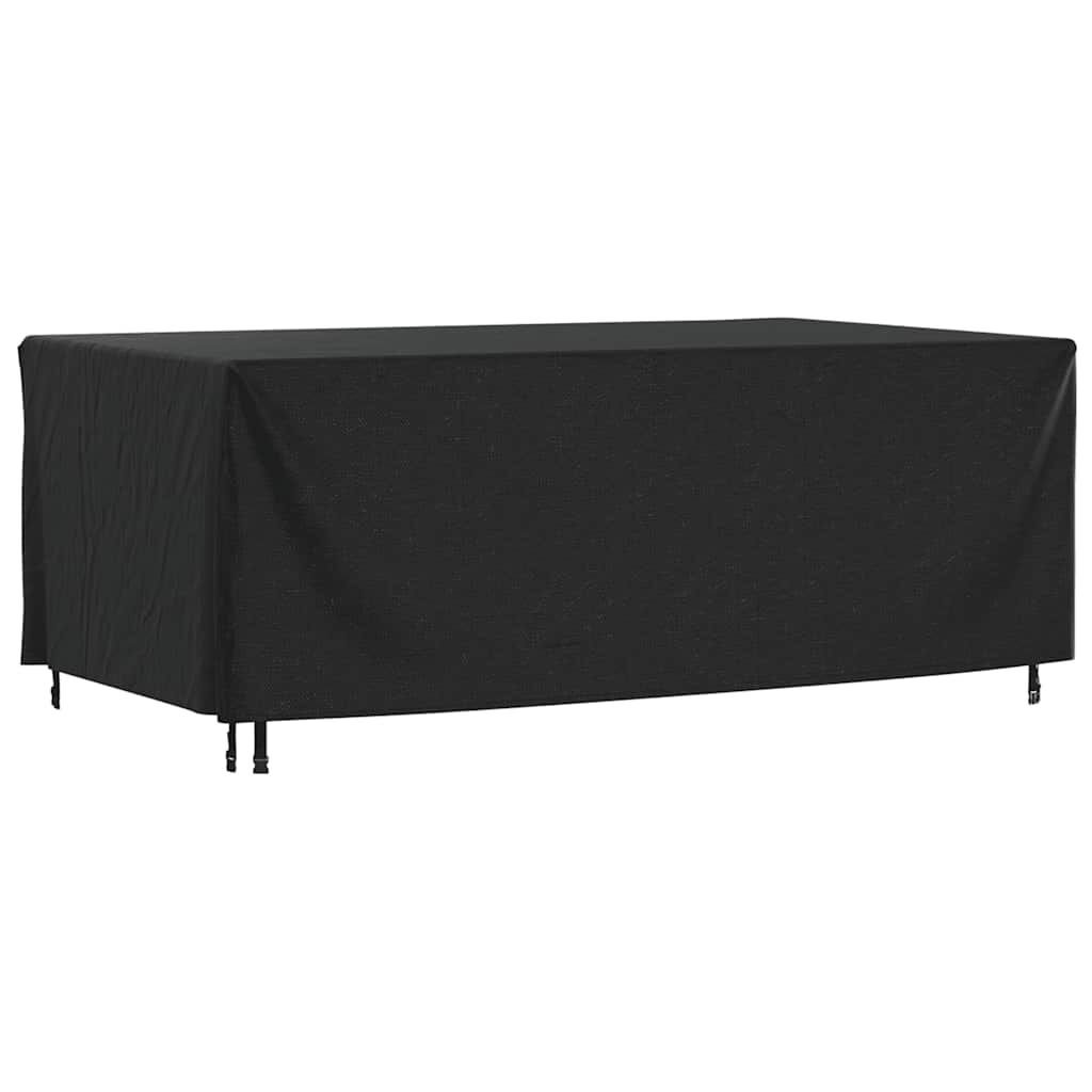 vidaXL Κάλυμμα Επίπλων Κήπου Αδιάβροχο Μαύρο 240x140x90 εκ. 420D