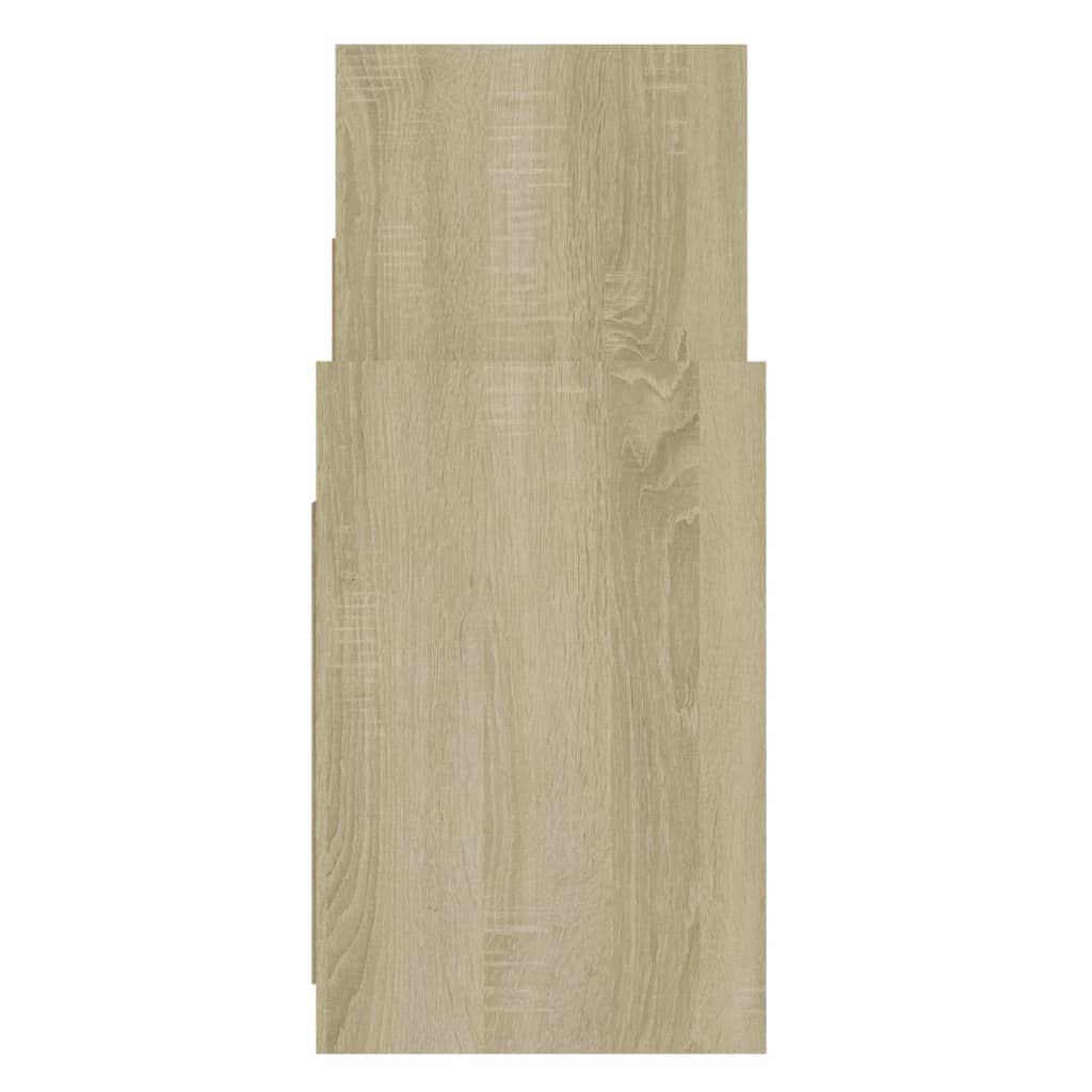 vidaXL Βοηθητικό Ντουλάπι Sonoma Δρυς 60 x 26 x 60 εκ. από Επεξ. Ξύλο