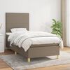 vidaXL &Kappa;&rho;&epsilon;&beta;ά&tau;&iota; Boxspring &mu;&epsilon; &Sigma;&tau;&rho;ώ&mu;&alpha; Taupe 100 x 200 &epsilon;&kappa;. &Upsilon;&phi;&alpha;&sigma;&mu;ά&tau;&iota;&nu;&omicron;