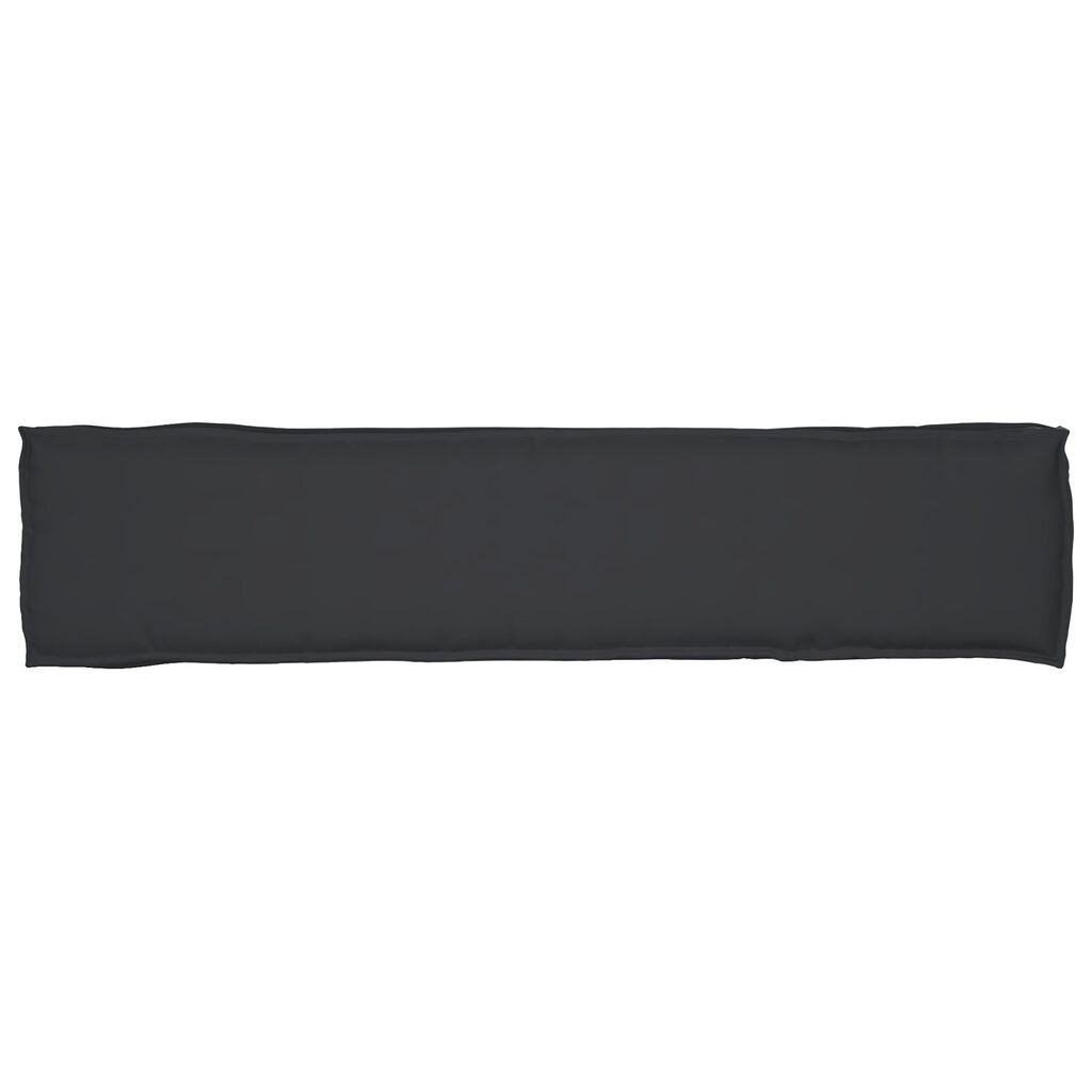vidaXL Cushion για Παλέτα για Παγκάκι Μαύρο 180x40x8 εκ. από Υφασμα Oxford