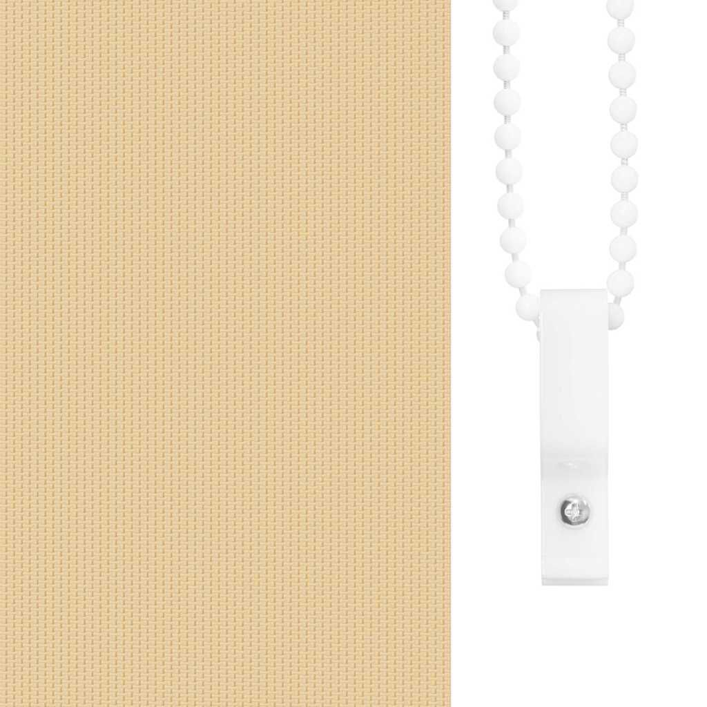 vidaXL Ρολέρ Μπλακάουτ Μπεζ 85x130 cm Πλάτος υφάσματος 80,7 cm
