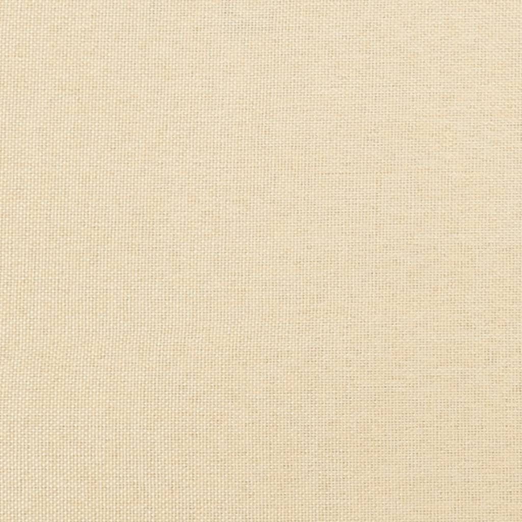 vidaXL Υποπόδιο Κρεμ 45x29,5x35 εκ. Υφασμάτινο