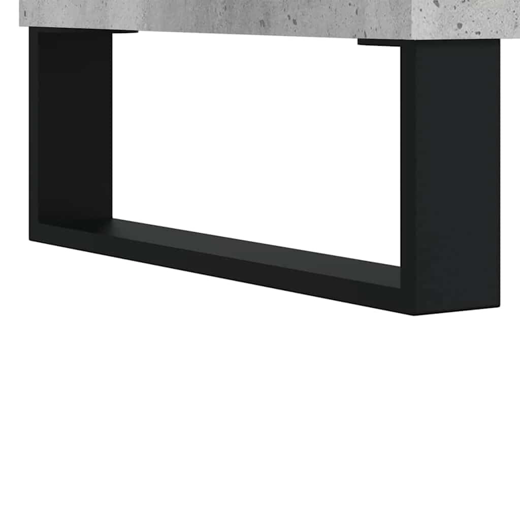 vidaXL Ντουλάπι Μπάνιου Γκρι Σκυροδέματος 65x33x60 εκ. Επεξ. Ξύλο
