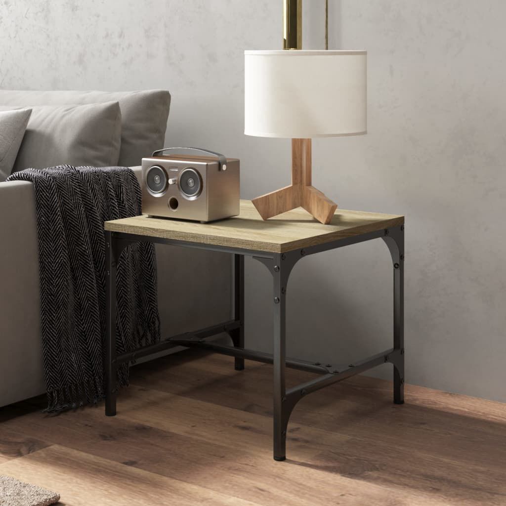 vidaXL Τραπεζάκι Σαλονιού Sonoma Δρυς 50x50x35 εκ. Επεξεργασμένο Ξύλο