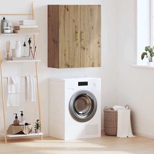 vidaXL &Nu;&tau;&omicron;&upsilon;&lambda;ά&pi;&alpha; &Tau;&omicron;ί&chi;&omicron;&upsilon; &Epsilon;&pi;&iota;&tau;&omicron;ί&chi;&iota;&omicron; Artisan Oak 69,5 x 34 x 90 &epsilon;&kappa;.