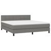 vidaXL &Kappa;&rho;&epsilon;&beta;ά&tau;&iota; Boxspring &mu;&epsilon; &Sigma;&tau;&rho;ώ&mu;&alpha; &Sigma;&kappa;&omicron;ύ&rho;&omicron; &Gamma;&kappa;&rho;&iota; 160x200 &epsilon;&kappa; &Upsilon;&phi;&alpha;&sigma;&mu;ά&tau;&iota;&nu;&omicron;