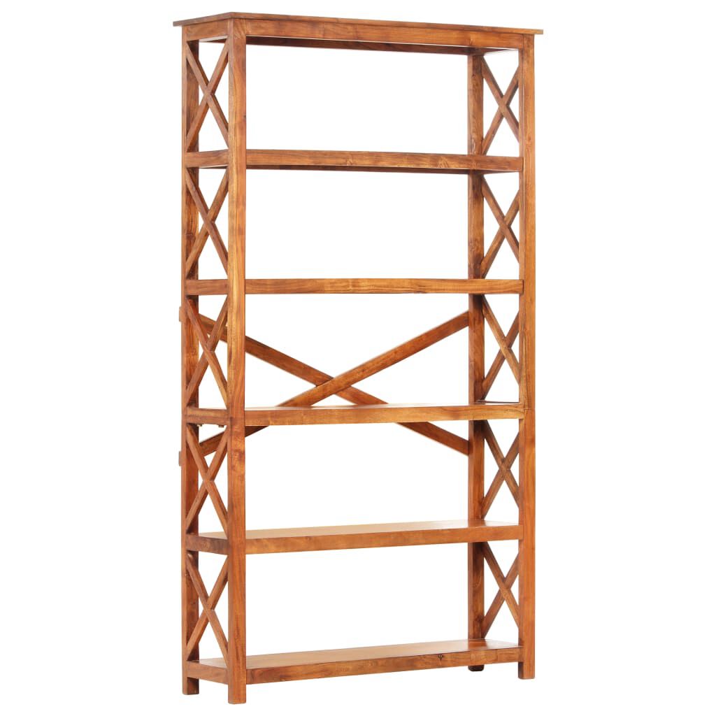 vidaXL Βιβλιοθήκη 100x30x180 εκ. Μασίφ Ξύλο Ακακίας με Μελί Φινίρισμα