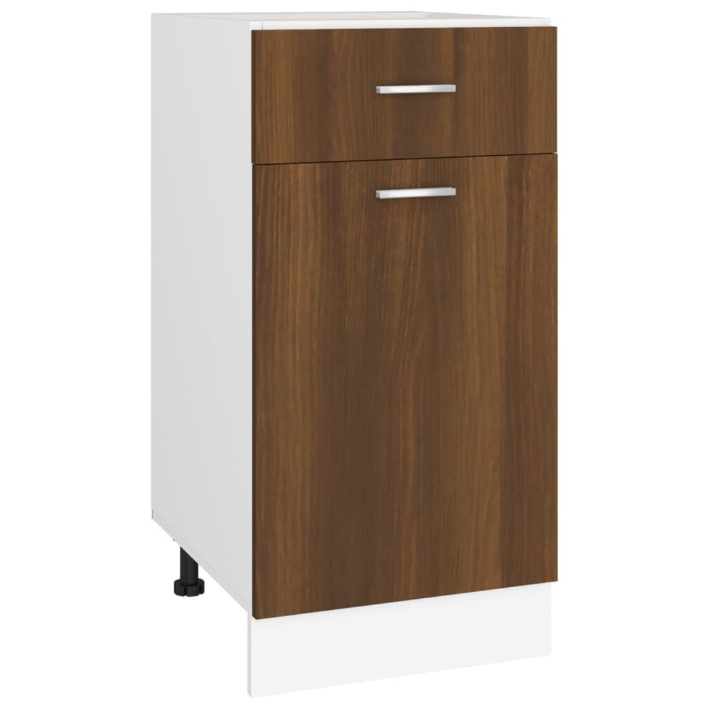 vidaXL Έπιπλο Με Συρτάρι Lyon Καφέ Δρυς 40 x 46 x 81,5εκ.