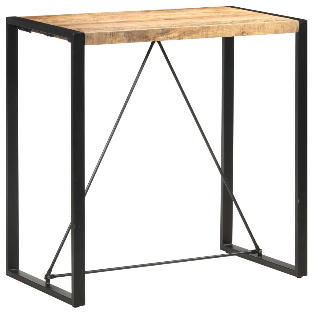 vidaXL Τραπέζι Μπαρ 110 x 60 x 110 εκ. από Μασίφ Ξύλο Μάνγκο
