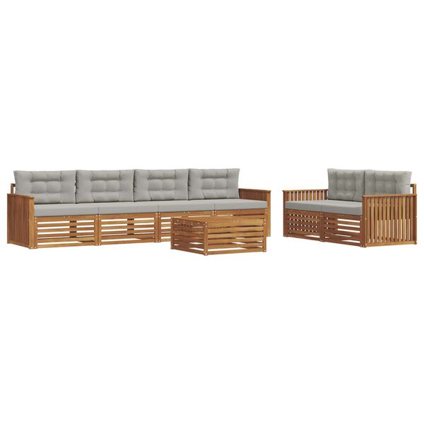 vidaXL &Sigma;&epsilon;&iota;&rho;ά &Kappa;&alpha;&nu;&alpha;&pi;έ &Epsilon;&xi;&omega;&tau;&epsilon;&rho;&iota;&kappa;&omicron;ύ 7 pcs &Phi;&upsilon;&sigma;&iota;&kappa;ό &kappa;&alpha;&iota; &Alpha;&nu;&omicron;&iota;&chi;&tau;ό &Gamma;&kappa;&rho;&iota;