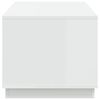 vidaXL Τραπεζάκι Σαλονιού Λευκό 102 x 50 x 44 εκ. Επεξεργασμένο Ξύλο