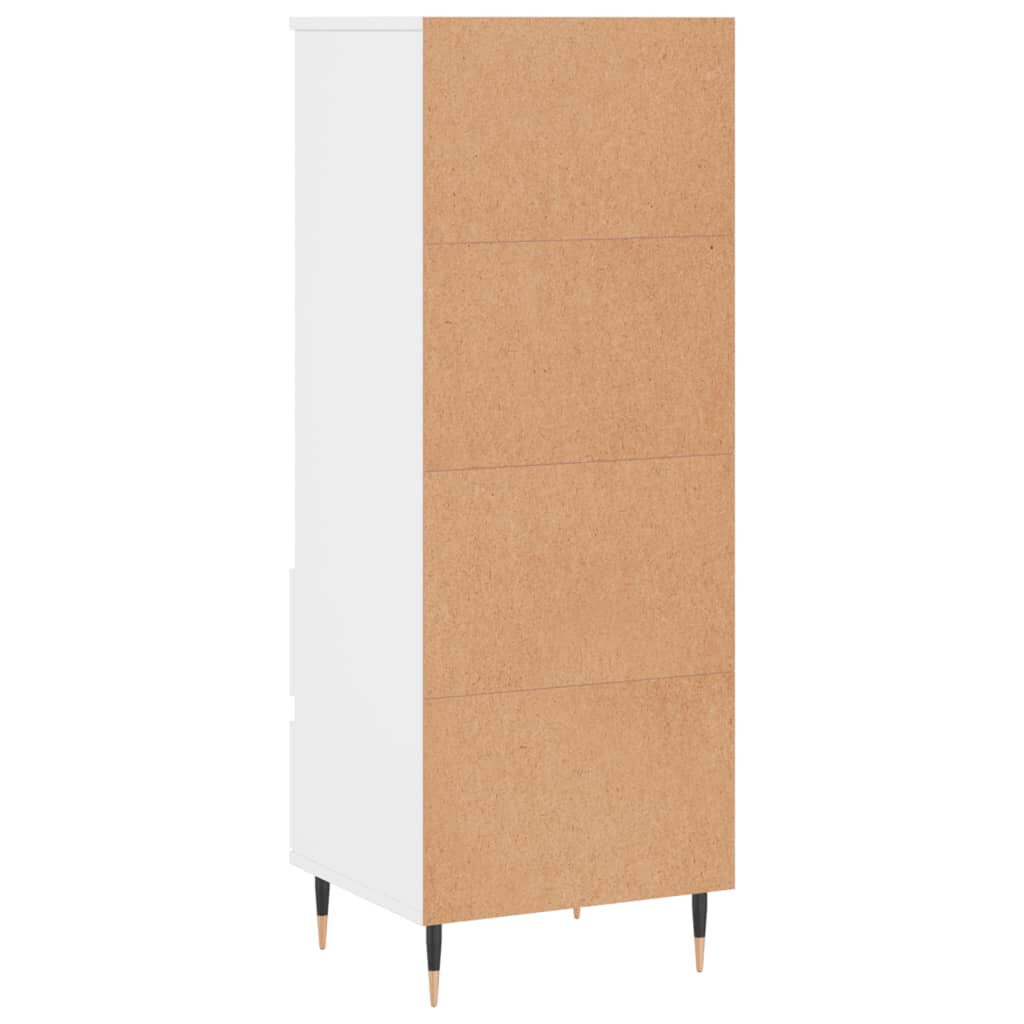 vidaXL Ντουλάπι Λευκό 40 x 36 x 110 εκ. από Επεξεργασμένο Ξύλο