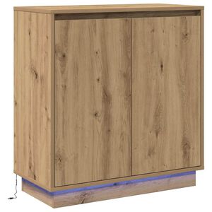 vidaXL Κομοδίνο Artisan Oak 71 x 34.5 x 75 εκ. Επεξεργασμένο ξύλο