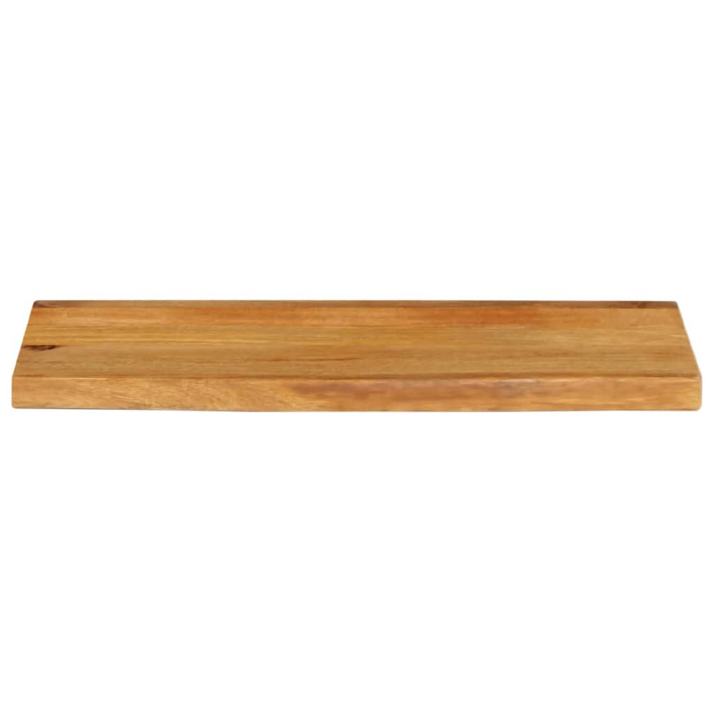 vidaXL Επιφάνεια Τραπεζιού 70x30x3,8 εκ. Live Edge Μασίφ Ξύλο Μάνγκο