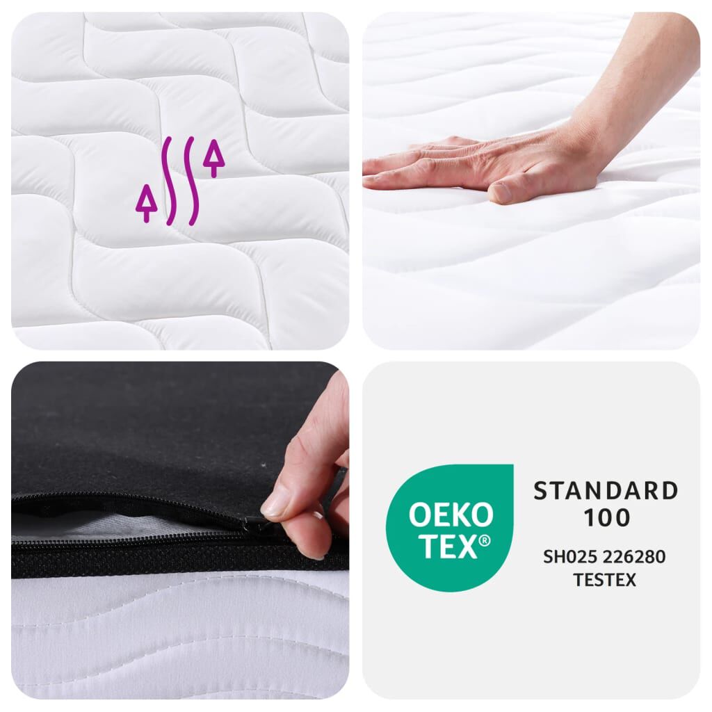 vidaXL Στρώμα με Bonnell Springs Μεσαία Σκληρότητα 70x200 εκ.