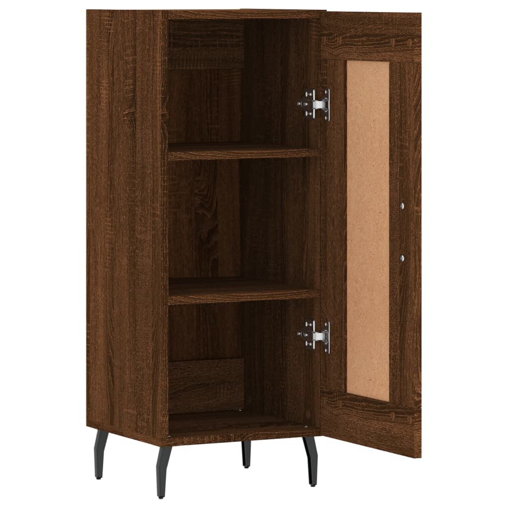vidaXL Ντουλάπι Καφέ Δρυς 34,5 x 34 x 90 εκ. Επεξεργασμένο Ξύλο