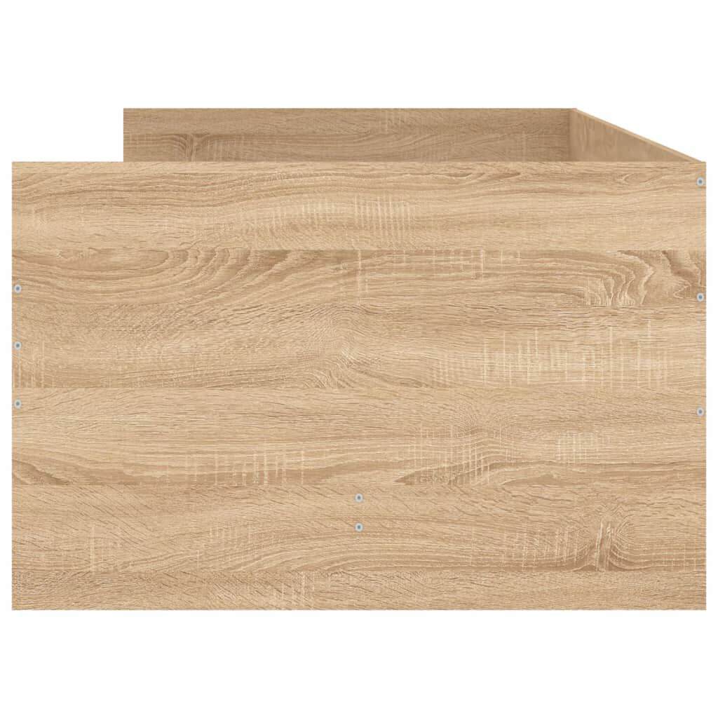 vidaXL Πλαίσιο Κρεβατιού με Συρτάρια Sonoma δρυς 90x200 εκ.