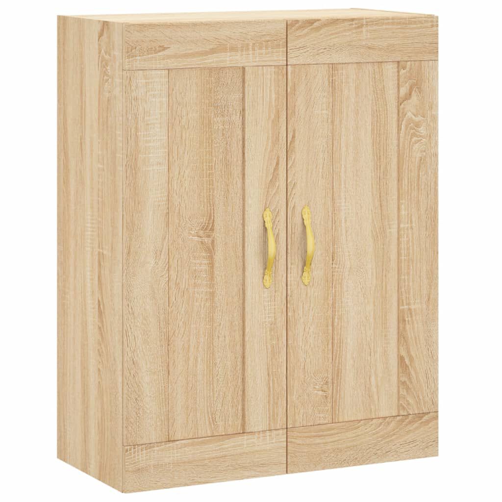 vidaXL Ντουλάπι Sonoma δρυς 69,5 x 34 x 180 εκ. από Επεξεργασμένο Ξύλο