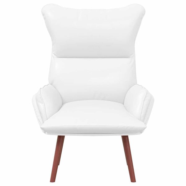 vidaXL Χαλαρωτική Πολυθρόνα Λευκό 69 x 74 x 93 εκ. Τεχνητό δέρμα
