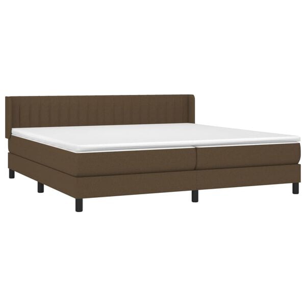 vidaXL &Kappa;&rho;&epsilon;&beta;ά&tau;&iota; Boxspring &mu;&epsilon; &Sigma;&tau;&rho;ώ&mu;&alpha; &Sigma;&kappa;&omicron;ύ&rho;&omicron; &Kappa;&alpha;&phi;έ 200x200 &epsilon;&kappa;. &Upsilon;&phi;&alpha;&sigma;&mu;ά&tau;&iota;&nu;&omicron;