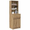 vidaXL Κομοδίνο Αρτισιανή Δρυς 39x35x125 εκ. από Επεξεργασμένο Ξύλο