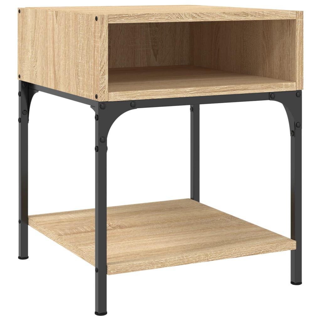 vidaXL Κομοδίνα 2 τεμ. Sonoma Δρυς 40x41x50 εκ. από Επεξεργασμένο Ξύλο