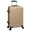 vidaXL Σετ Βαλίτσας με κλειδαριά 3 pcs Μπρονζέ 50 x 31 x 78 εκ