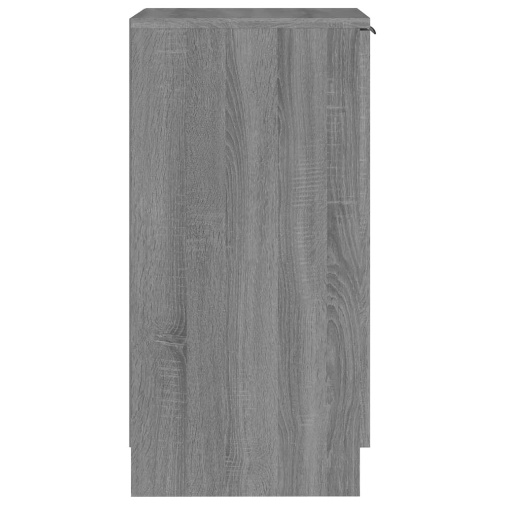 vidaXL Παπουτσοθήκη Γκρι Sonoma 30x35x70 εκ. από Επεξεργασμένο Ξύλο
