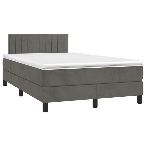vidaXL &Kappa;&rho;&epsilon;&beta;ά&tau;&iota; Boxspring &mu;&epsilon; &Sigma;&tau;&rho;ώ&mu;&alpha; &Sigma;&kappa;&omicron;ύ&rho;&omicron; &Gamma;&kappa;&rho;&iota; 120x190 &epsilon;&kappa;. &Beta;&epsilon;&lambda;&omicron;ύ&delta;&iota;&nu;&omicron;