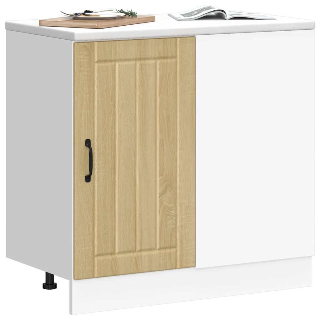 vidaXL Κάτω ντουλάπι κουζίνας "Lucca" Sonoma Oak Engineered Wood