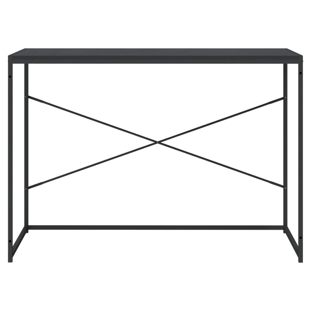 vidaXL Γραφείο Υπολογιστή Μαύρο 110 x 60 x 70 εκ. Επεξεργασμένο Ξύλο