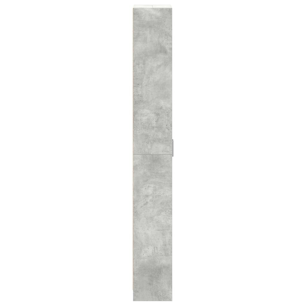 vidaXL ντουλάπα Σκούρο Γκρι 55x25x189 cm Ξύλο