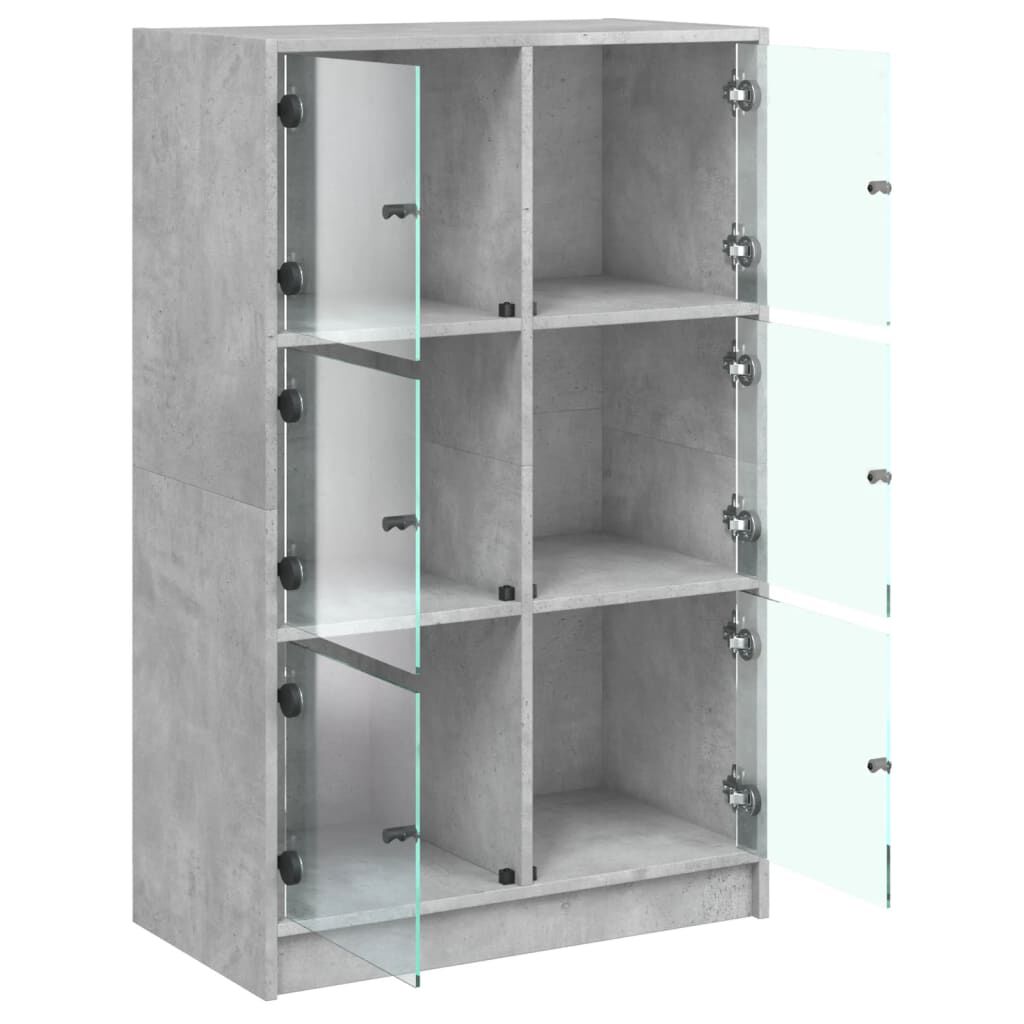 vidaXL Ντουλάπι με Πόρτες 68x37x109 εκ. από Επεξεργασμένο Ξύλο