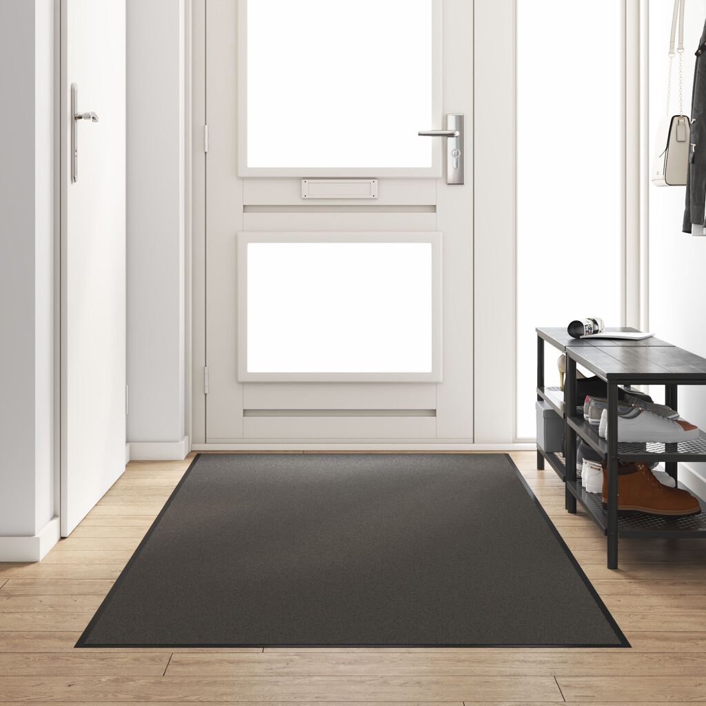 vidaXL Πατάκι πόρτας πλενόμενο σε ανθρακί 120x250 εκ.