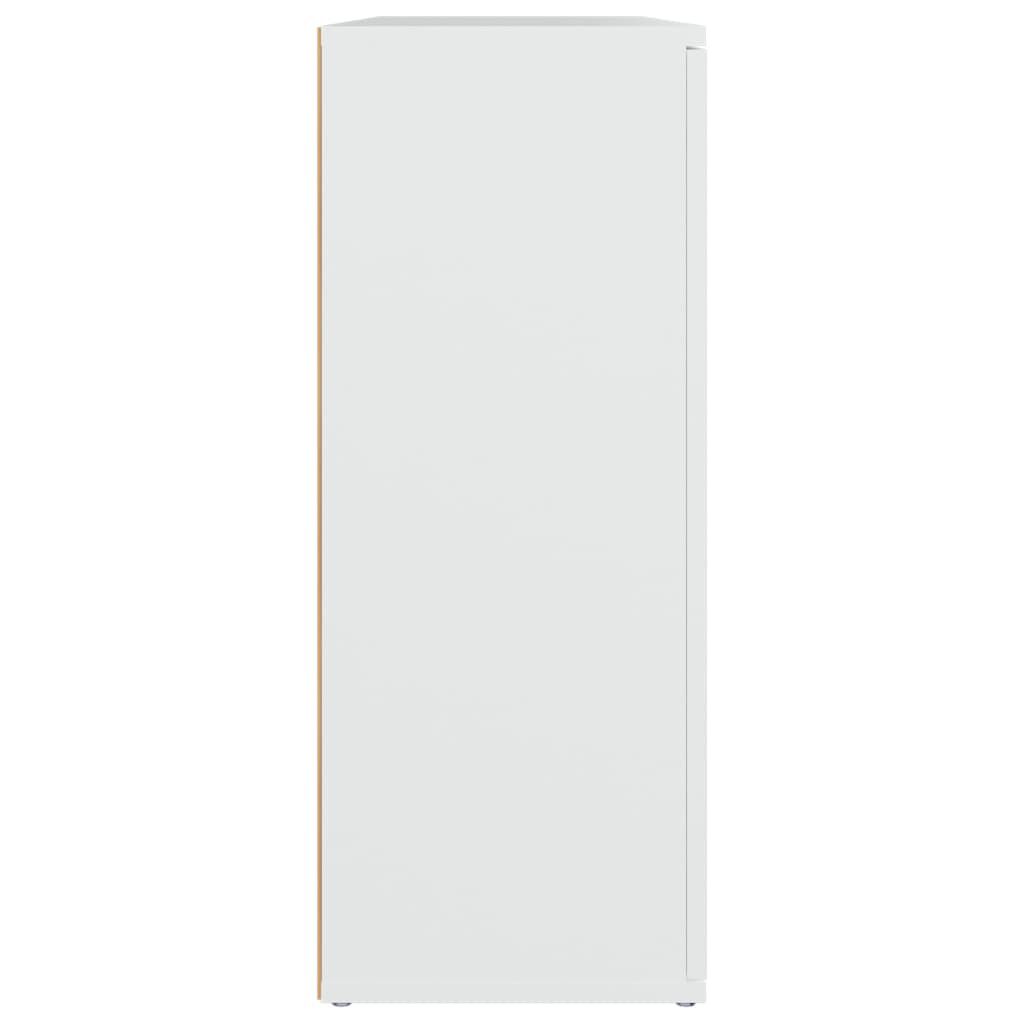 vidaXL Ντουλάπι Λευκό 91 x 29,5 x 75 εκ. από Επεξεργασμένο Ξύλο