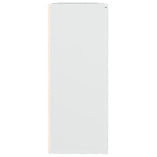 vidaXL Ντουλάπι Λευκό 91 x 29,5 x 75 εκ. από Επεξεργασμένο Ξύλο