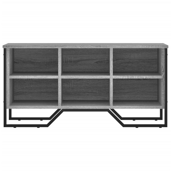 vidaXL Παπουτσοθήκη Γκρι Sonoma 90x38x45,5 εκ. από Επεξεργ. Ξύλο