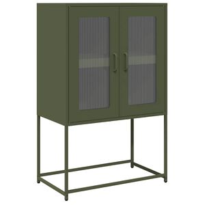 vidaXL Highboard &Epsilon;&lambda;&alpha;&iota;&omicron;&pi;&rho;ά&sigma;&iota;&nu;&omicron; 68x39x107 cm &Alpha;&tau;&sigma;ά&lambda;&iota;