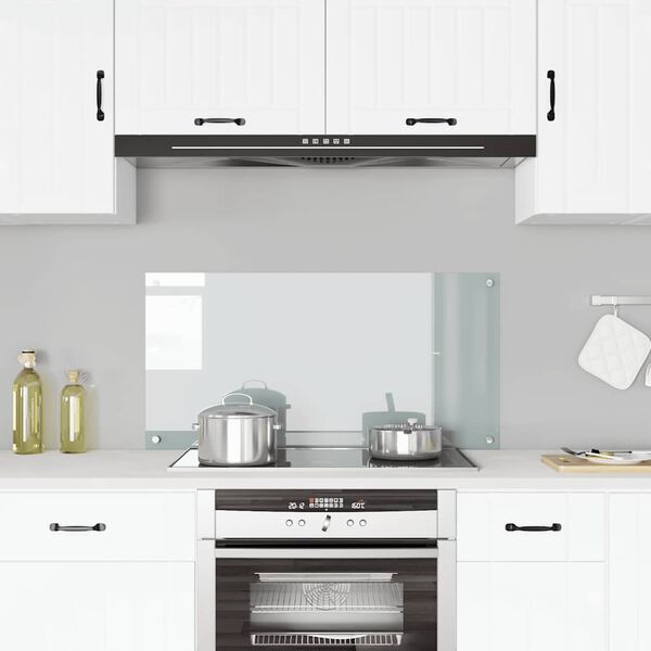 vidaXL Πλάτη Κουζίνας Διαφανής 100 x 50 εκ. από Ψημένο Γυαλί