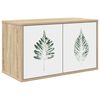 vidaXL &Kappa;&rho;&epsilon;&mu;&alpha;&sigma;&tau;ό&sigmaf; &theta;&rho;&alpha;&nu;ί&omicron; &tau;&eta;&lambda;&epsilon;ό&rho;&alpha;&sigma;&eta;&sigmaf; HANAU 69 x 33 x 40 &epsilon;&kappa; Sonoma &Delta;&rho;&upsilon;&sigmaf;