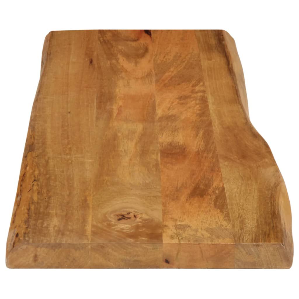 vidaXL Επιφάνεια Τραπεζιού 120x40x2,5 εκ. Live Edge Μασίφ Ξύλο Μάνγκο