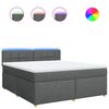 vidaXL &Kappa;&rho;&epsilon;&beta;ά&tau;&iota; Boxspring &mu;&epsilon; &Sigma;&tau;&rho;ώ&mu;&alpha; &Sigma;&kappa;&omicron;ύ&rho;&omicron; &Gamma;&kappa;&rho;&iota; 180x200 &epsilon;&kappa; &Upsilon;&phi;&alpha;&sigma;&mu;ά&tau;&iota;&nu;