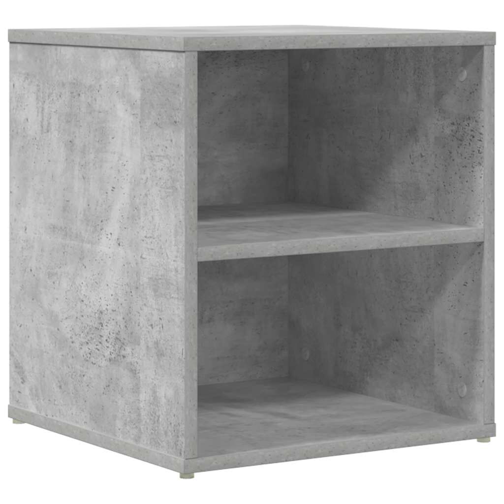 vidaXL Ντουλάπι Γωνιακό Γκρι Σκυροδέματος 200x40x45εκ. από Επεξ. Ξύλο