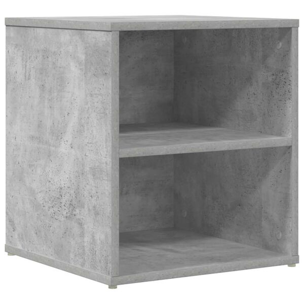 vidaXL Ντουλάπι Γωνιακό Γκρι Σκυροδέματος 200x40x45εκ. από Επεξ. Ξύλο